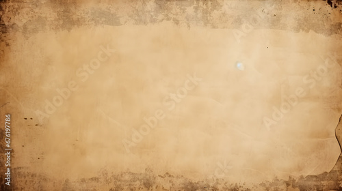 Vintage paper texture background, grunge old retro rustic cardboard brown empty blank space page. generative AI.
