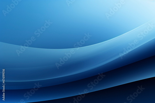 Blue background with curves, vector illustration, wallpaper, banner, space for text