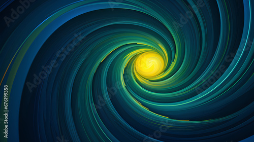 Yellow-green arrow pattern and flowing lines, swirl style abstract poster web page PPT background