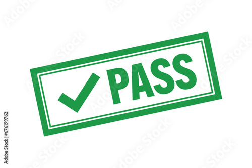 Pass stamp icon