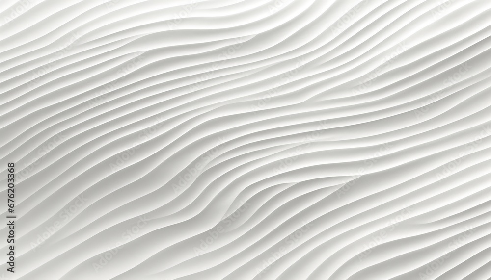 Abstract and graceful white seamless wave texture pattern background in minimalistic mono color Abstract and graceful white seamless wave texture pattern background in minimalistic mono color