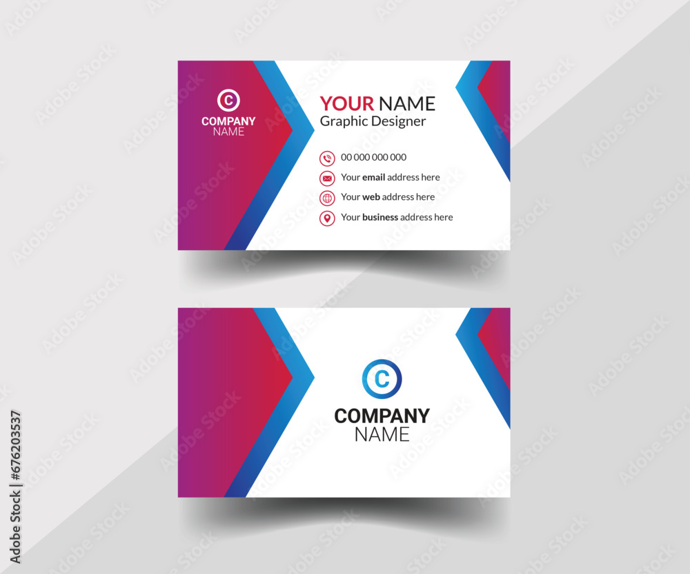 Business Card Design Template Business Card Design Template