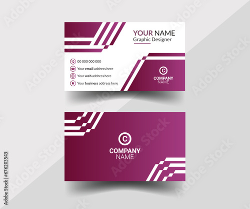 Modern Business Card Design Template