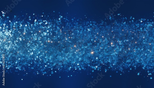 Elegant blue gradient with silver glitter texture, creating textured light blue background © Ilja