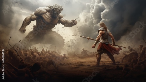 battle david against goliath, 16:9