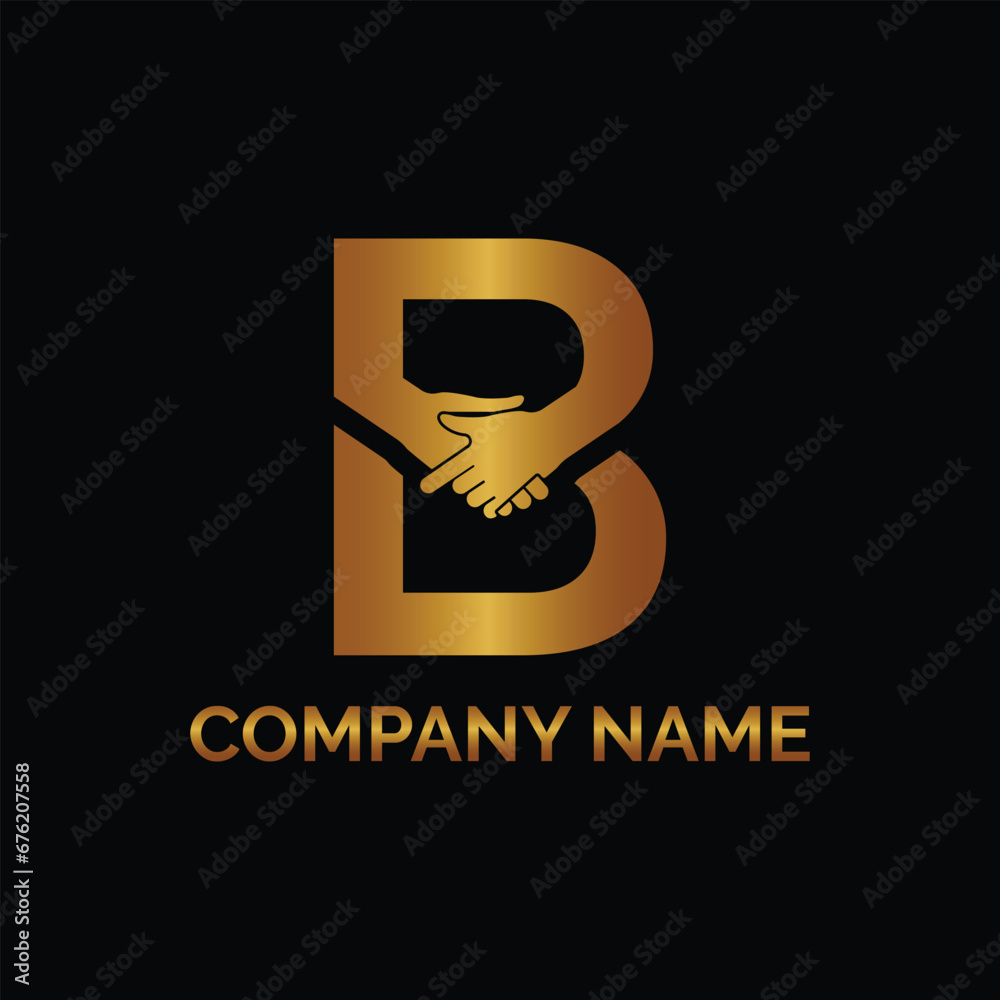 Initial B logo design vector Template. Abstract Letter B vector illustration logo design.
