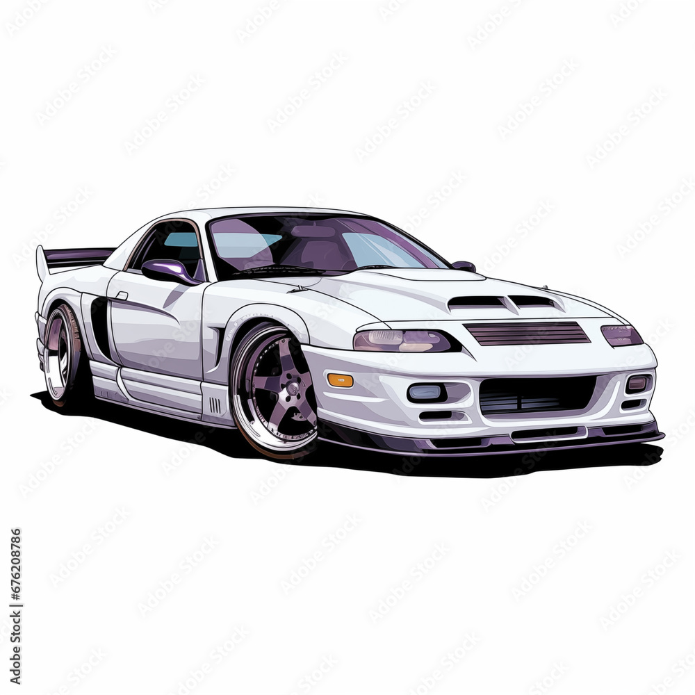 car isolated on white car isolated on white