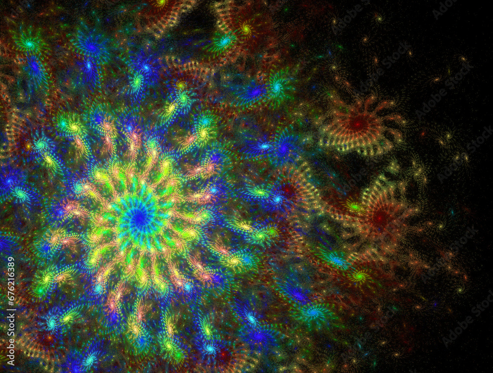 Imaginatory fractal abstract background Image Imaginatory fractal abstract background Image