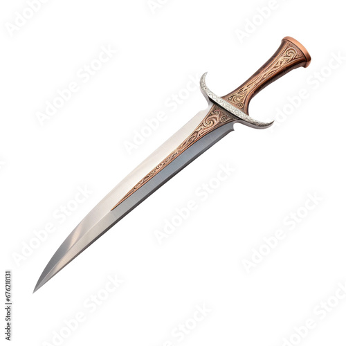 Persian Scimitar On Isolated Background