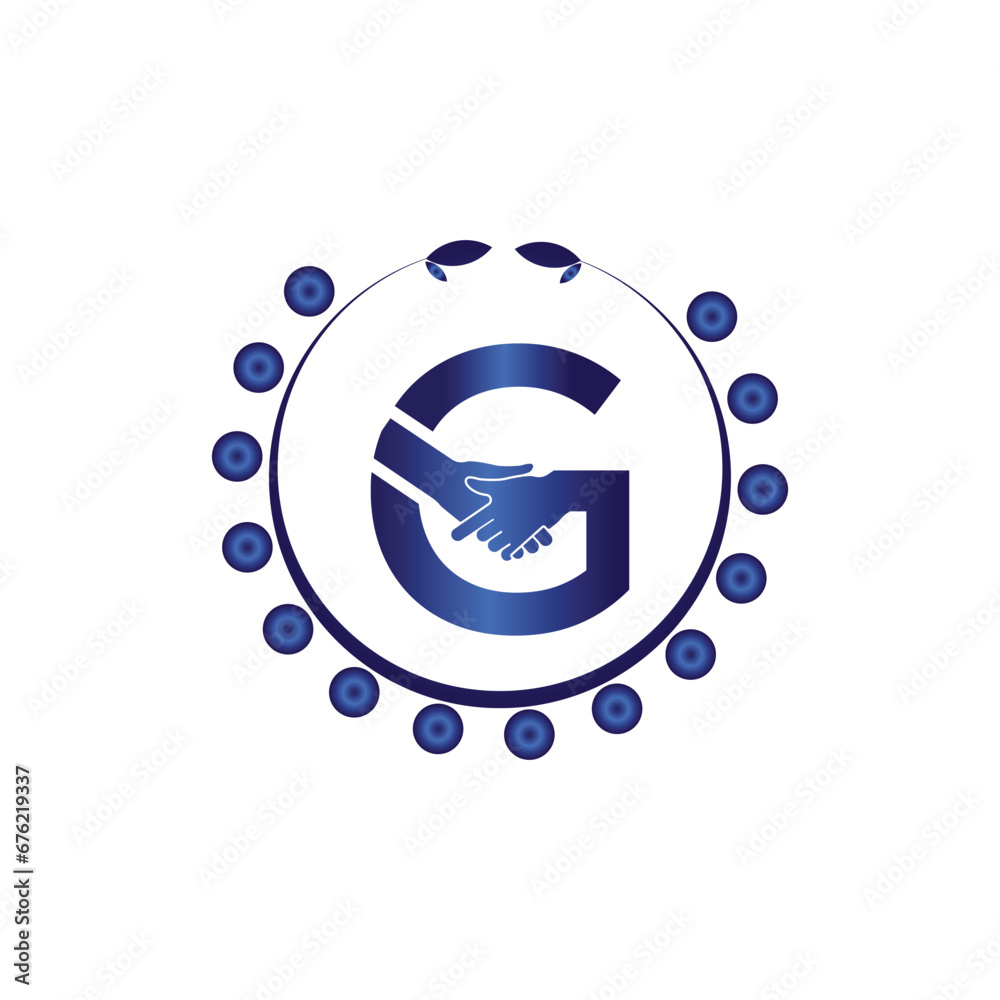 Initial G logo design vector Template. Abstract Letter G vector illustration logo design. Initial G logo design vector Template. Abstract Letter G vector illustration logo design.