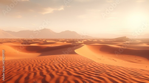 sand dunes in the desert © Ilham