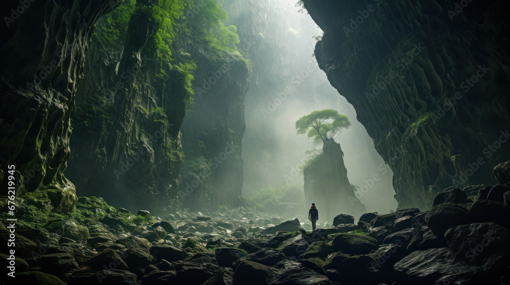 Obraz premium Son Doong Cave Vietnam beautiful landmark