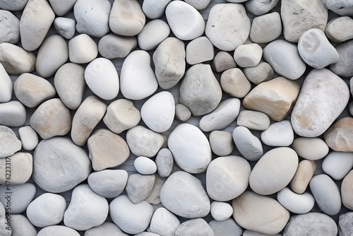 Photo Light grey stones background closeup detail, generative ai