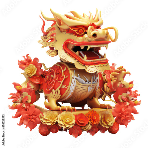 Dragon of Chinese New Year. © Nattadesh