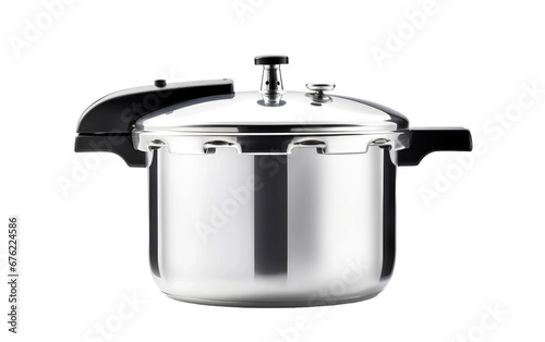 Kitchen Pressure Cooking Appliance On Isolated Background