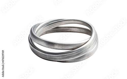 Stylish Silver Scarf Accessory On Transparent PNG