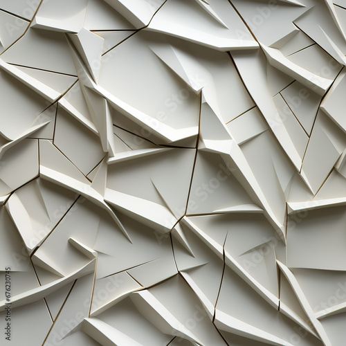 Wallpaper Mural Origami papercut 3d abstract design repeat pattern Torontodigital.ca