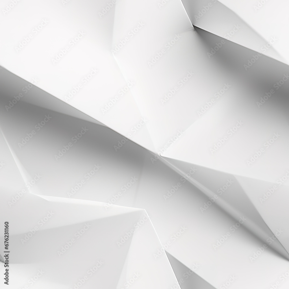 Origami papercut 3d abstract design repeat pattern