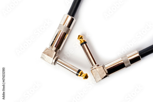 Wallpaper Mural Jack cord for guitar and connection of various musical devices, pedals, amplifier and so on. Torontodigital.ca