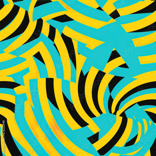 Wallpaper Mural Hypnotic colorful swirl abstract optical illusion curves repeat pattern	 Torontodigital.ca