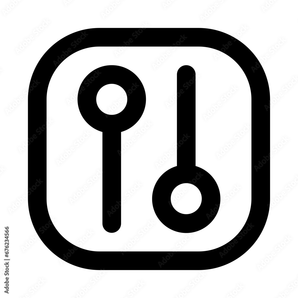 button line icon button line icon