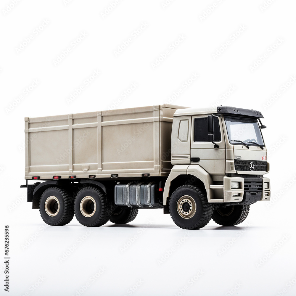 Cargo truck solid modern background 3d render