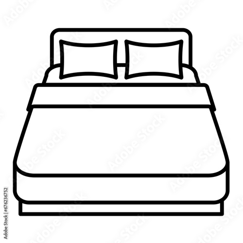 king size bed icon