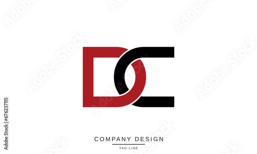 CD, DC, Abstract Letters Logo Monogram