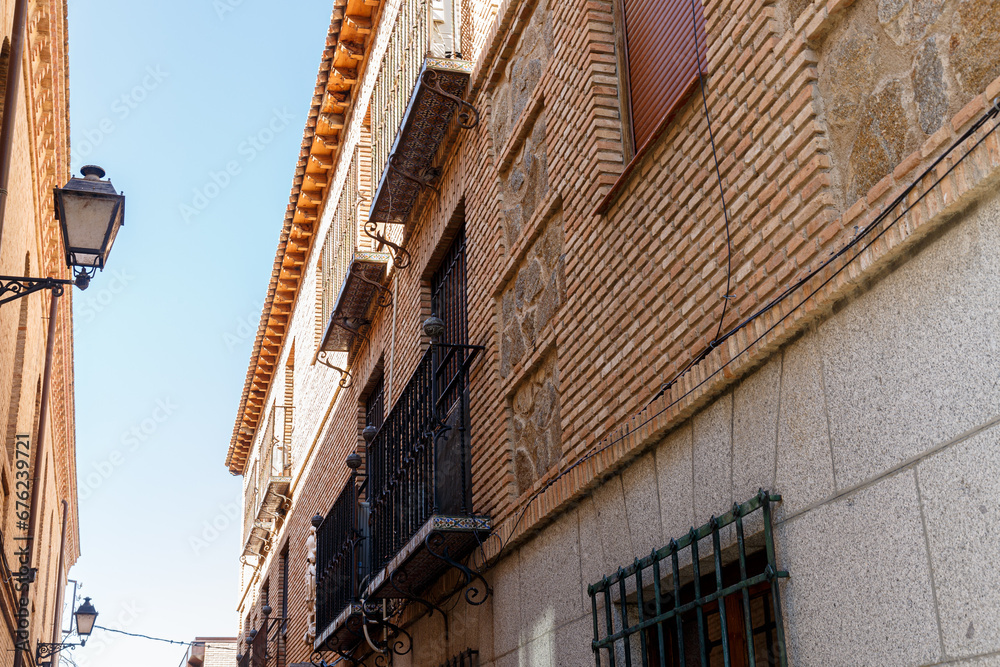 Small street in jewish district in Toledo