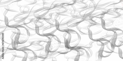 Twisted plumes of smoke, movement of black smoke on a white background. Abstract smoke lines. . Smoke - Physical Structure. Black smoke on white background. fire design. 