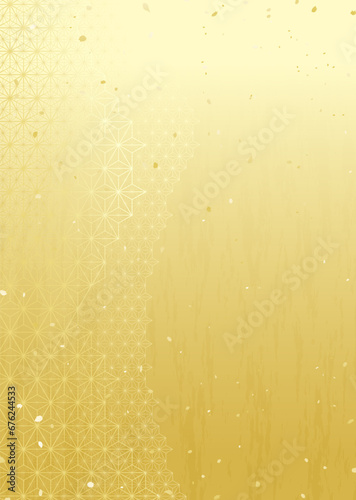 日本の伝統模様をアレンジしたベクター背景イラスト