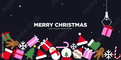 Claw machine background banner idea for Christmas day