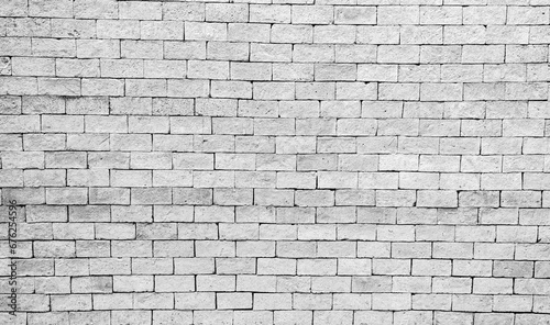 Old Abstract Brick Wall Large White Brick Wall Background Texture for pattern Background With Copy Space For design