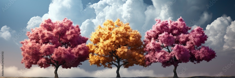 Four Seasons Japanese Cherry Trees Hurd , Background Image For Website, Background Images , Desktop Wallpaper Hd Images
