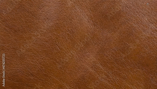 Dark Brown Fine Leather Textured Background