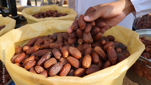 fresh saudi dates sold in buraidah dates festival.
 photo