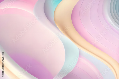 Pastel Wave pasttern pastel colour flowing abstract pastel pasttern