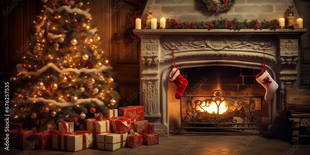 The significance of the Christmas tree and its various decorations in