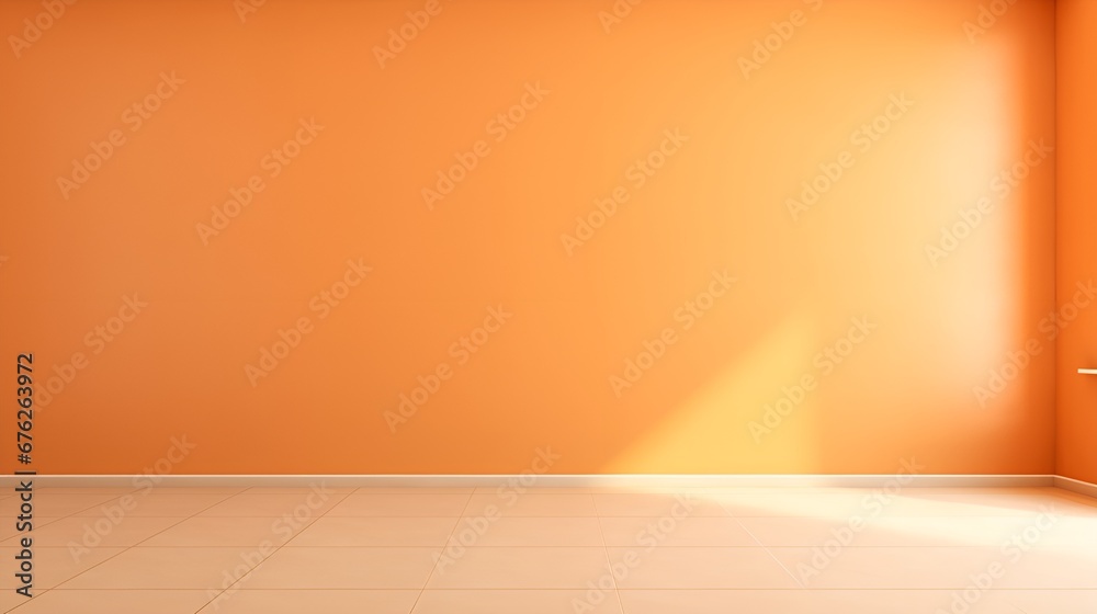 Vibrant Orange Wall with Dynamic Light Patterns, Perfect for Energetic and Contemporary Designs Vibrant Orange Wall with Dynamic Light Patterns, Perfect for Energetic and Contemporary Designs