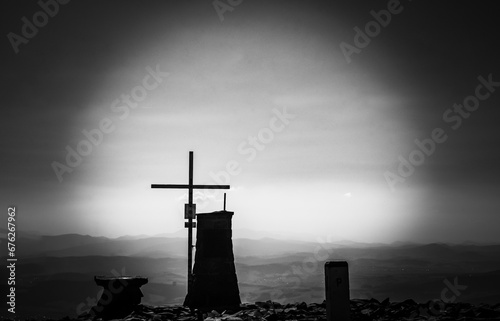 cross on the hill photo