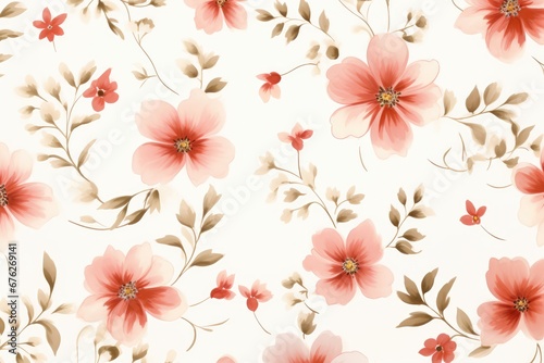 Simple flowers wallpaper texture
