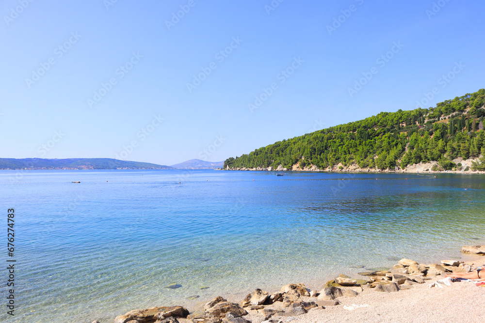 Kasuni Beach in Split, Croatia
