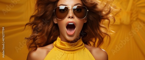 Shocked Surprised Amazed Young Woman 20S   Background Image For Website  Background Images   Desktop Wallpaper Hd Images