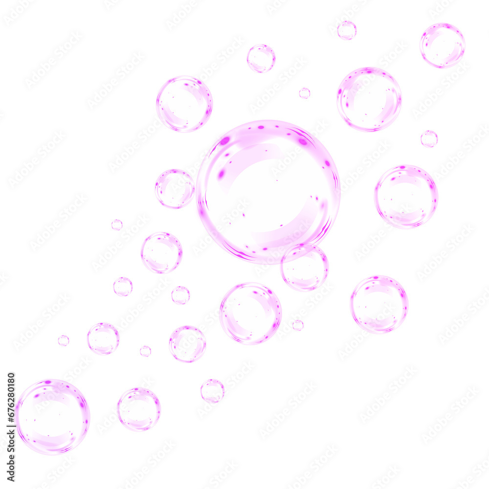 Soap Bubble pink Clipart Transparent PNG Hd, White Soap Transparent ...