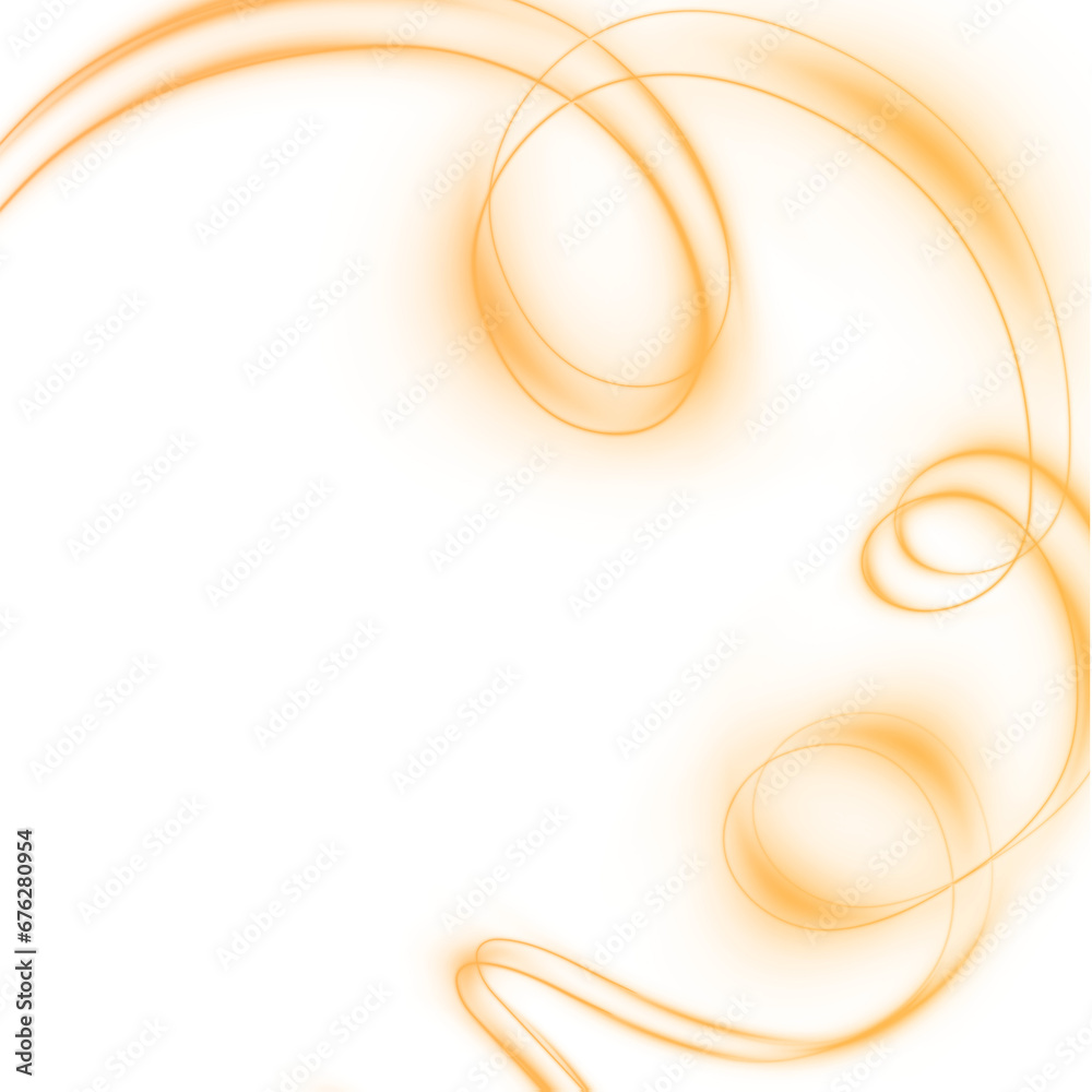 Obraz premium Holiday yellow Line PNG Images, Line Optical Effect Material, Light Effect, Line yellow Curved PNG Image. Curve Line Technology Vector Images, Twirl Line Technology, Twirl Technology, Curve PNG Image.