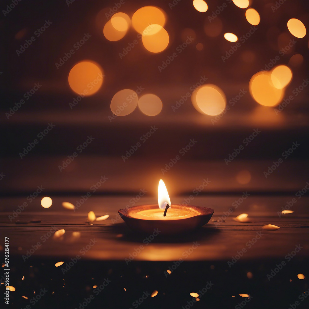 Happy Diwali greetings celebration