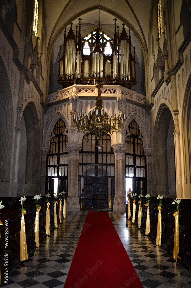 Obraz premium interior of the church 