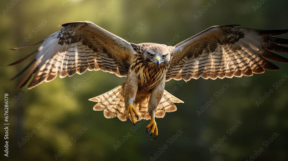 Obraz premium hawk in flight