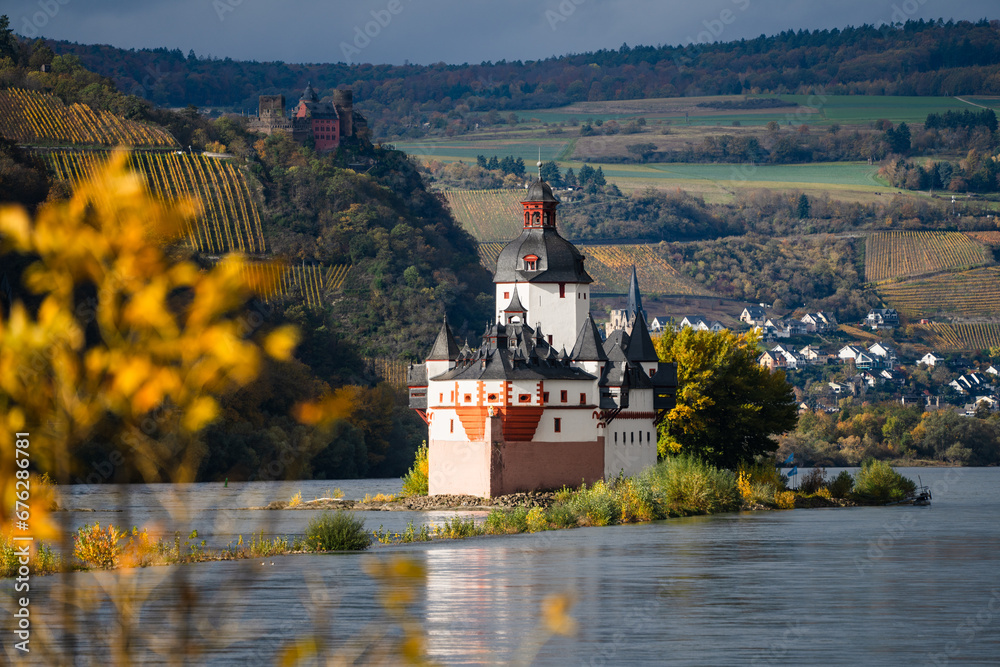 Burg Pfalzgrafenstein bei Kaub, November 2023