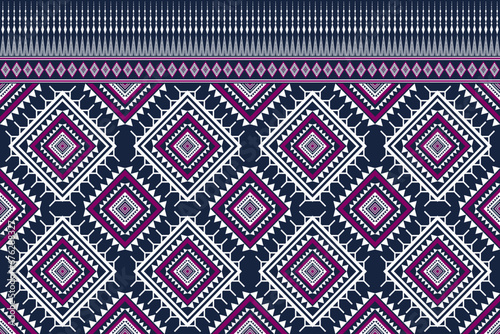 Ethnic fabric.beautiful pattern.folk embroidery,Bohemia style,Aztec geometric art ornament print.ethnic abstract Inkatha art.Seamless fabric.design for fabric, carpet, wallpaper, clothing,background.